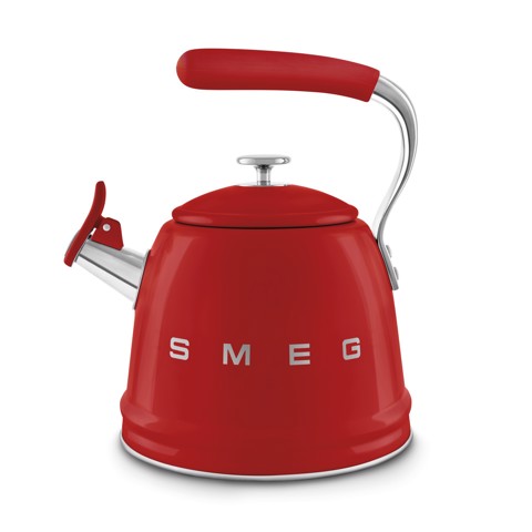 Smeg Bollitore con fischio 50's Style - Rosso LUCIDO - WKF01RD