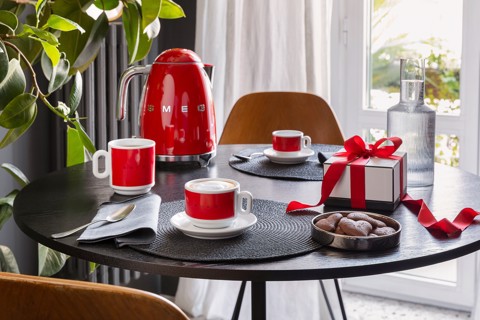 Smeg Bollitore Standard 50's Style – Rosso LUCIDO – KLF03RDEU