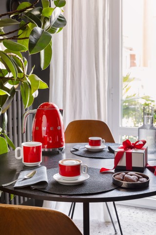 Smeg Bollitore Standard 50's Style – Rosso LUCIDO – KLF03RDEU
