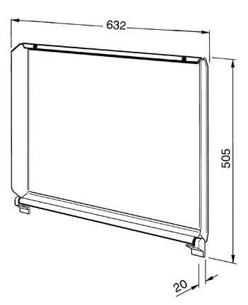 Smeg C70CD/1 accessorio e componente per piano cottura Vetro, Metallo Copertura per uso domestico