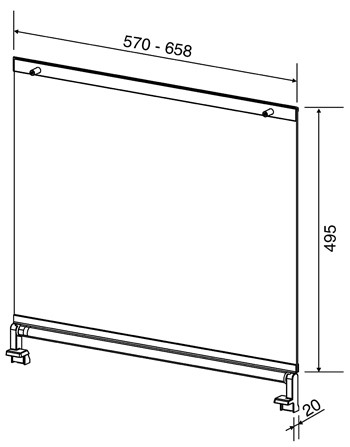 Smeg CC60X accessorio e componente per piano cottura Vetro