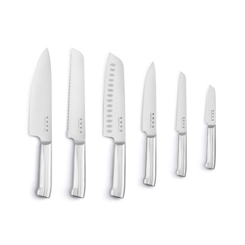 Smeg Ceppo con coltelli 50's Style - Nero LUCIDO - KBSF02BL