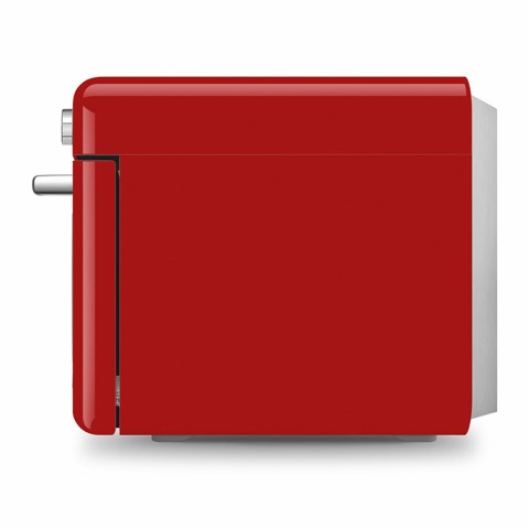 Smeg COF01RDEU forno a vapore Piccolo Rosso, Acciaio inox Pulsanti, Manopola