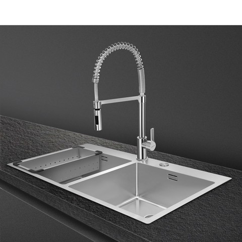 Smeg COL19H cestino e vassoio per lavello Colapasta per lavello Acciaio inossidabile