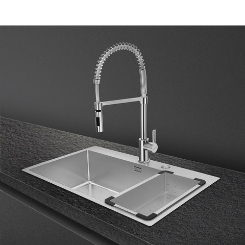 Smeg COL36 cestino e vassoio per lavello Colapasta per lavello Acciaio inossidabile