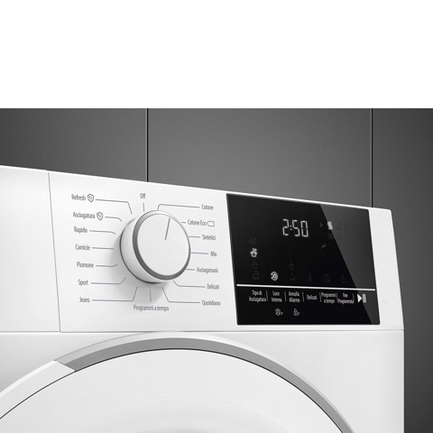 Smeg DN72CE asciugatrice Slim Libera installazione Caricamento frontale 7 kg A++ Bianco