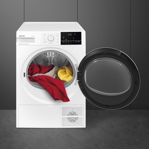 Smeg DN82SE asciugatrice Libera installazione Caricamento frontale 8 kg Bianco