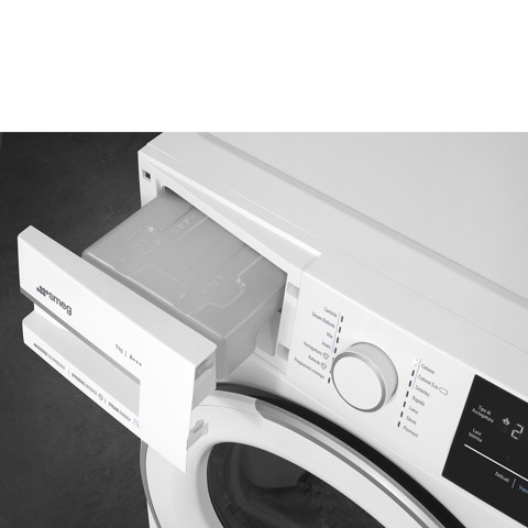 Smeg DN93SL asciugatrice Libera installazione Caricamento frontale 9 kg Bianco