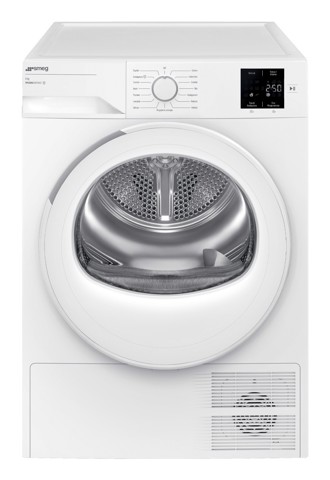 Smeg DRC08EE asciugatrice Libera installazione Caricamento frontale 8 kg Bianco