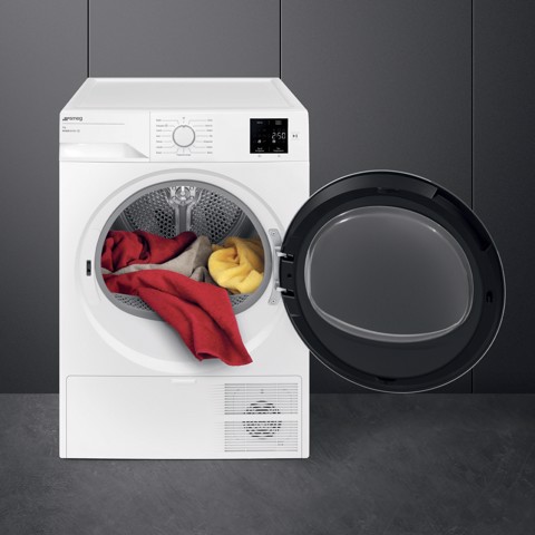 Smeg DRC08EE asciugatrice Libera installazione Caricamento frontale 8 kg Bianco