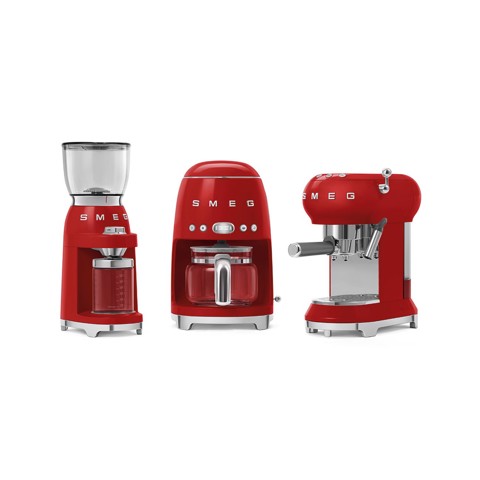 Smeg ECF01RDEU macchina per caffè Automatica/Manuale Macchina per espresso 1 L
