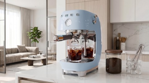 Smeg ECF03CREU macchina per caffè Automatica/Manuale Macchina per espresso 1,4 L