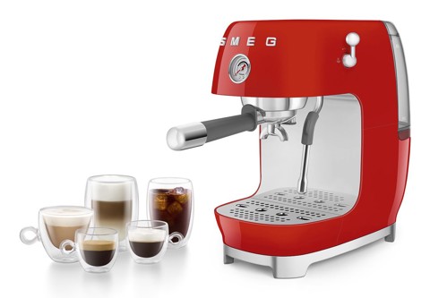 Smeg ECF03RDEU macchina per caffè Automatica/Manuale Macchina per espresso 1,4 L
