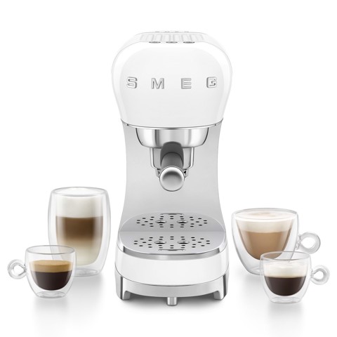 Smeg ECF12WHEU macchina per caffè Manuale Macchina per espresso 1,1 L