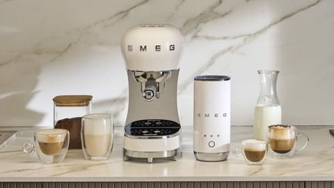 Smeg ECF12WHEU macchina per caffè Manuale Macchina per espresso 1,1 L