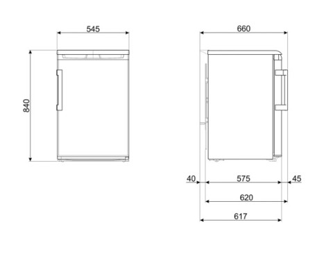 Smeg FA120ES monoporta Sottopiano 114 L E Argento