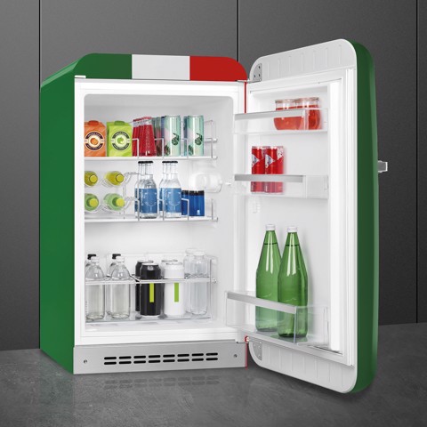 Smeg FAB10HRDIT6 frigorifero Libera installazione 135 L Rosso Made in Italy