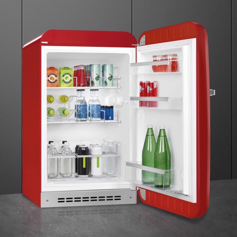 Smeg FAB10HRRD6 frigorifero Libera installazione 135 L Rosso Made in Italy