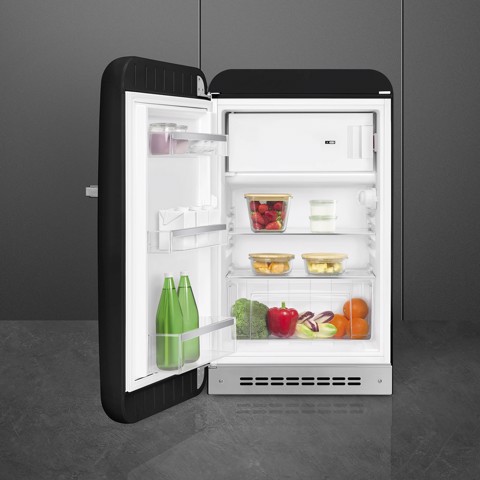 Smeg FAB10LBL6 monoporta Libera installazione 122 L Nero Made in Italy