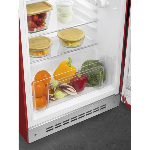 Smeg FAB10RRD6 monoporta Libera installazione 122 L Rosso Made in Italy