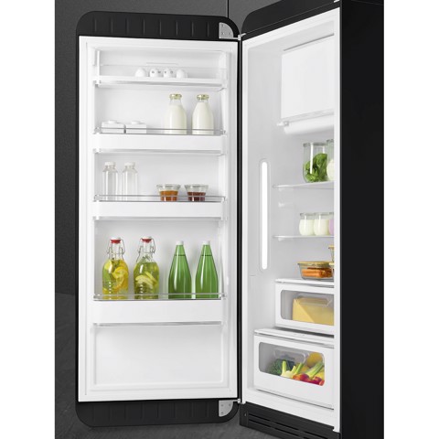 Smeg FAB28LBL6 monoporta Libera installazione 270 L Nero Made in Italy