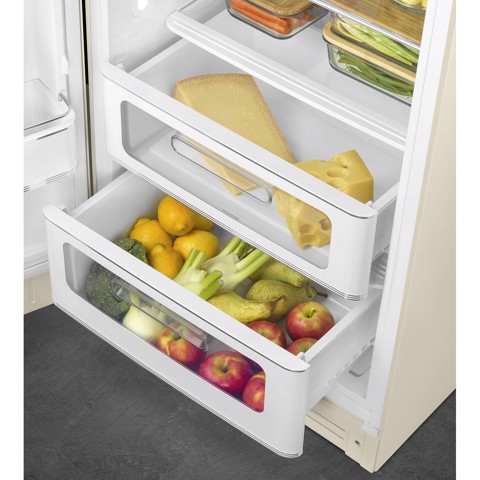 Smeg FAB28LCR6 monoporta Libera installazione 270 L Crema Made in Italy