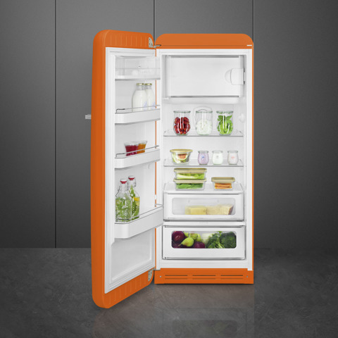 Smeg FAB28LOR6 monoporta Libera installazione 270 L Arancione Made in Italy