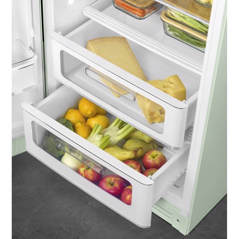 Smeg FAB28LPG6 monoporta Libera installazione 270 L Verde Made in Italy