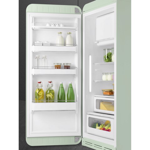 Smeg FAB28LPG6 monoporta Libera installazione 270 L Verde Made in Italy