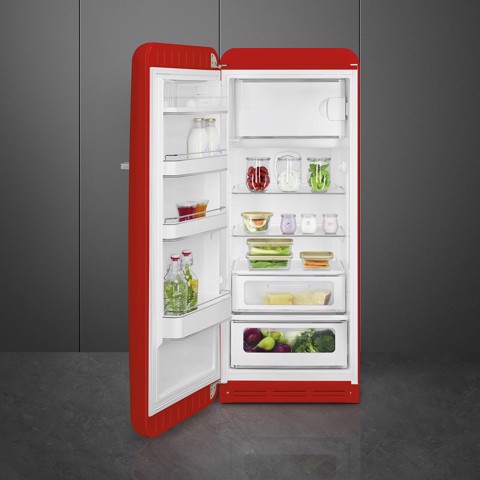 Smeg FAB28LRD6 monoporta Libera installazione 270 L Rosso Made in Italy