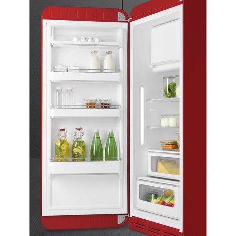 Smeg FAB28LRD6 monoporta Libera installazione 270 L Rosso Made in Italy