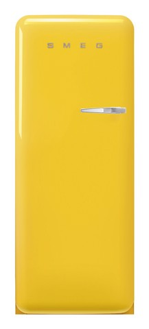 Smeg FAB28LYW6 monoporta Libera installazione 270 L Giallo Made in Italy