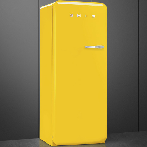 Smeg FAB28LYW6 monoporta Libera installazione 270 L Giallo Made in Italy