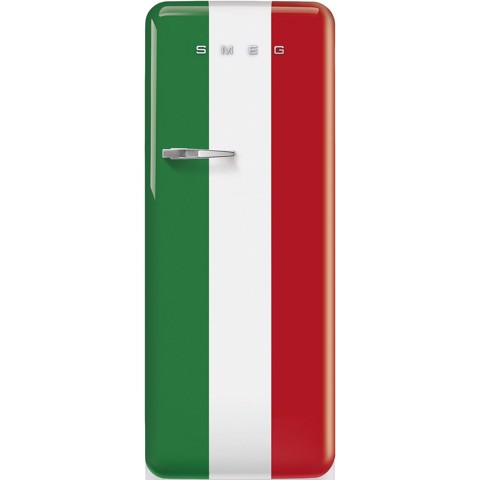 Smeg FAB28RDIT6 monoporta Libera installazione 270 L Verde, Bianco, Rosso Made in Italy