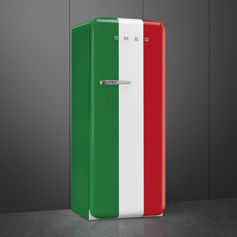 Smeg FAB28RDIT6 monoporta Libera installazione 270 L Verde, Bianco, Rosso Made in Italy