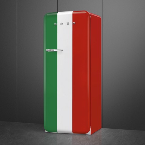 Smeg FAB28RDIT6 monoporta Libera installazione 270 L Verde, Bianco, Rosso Made in Italy