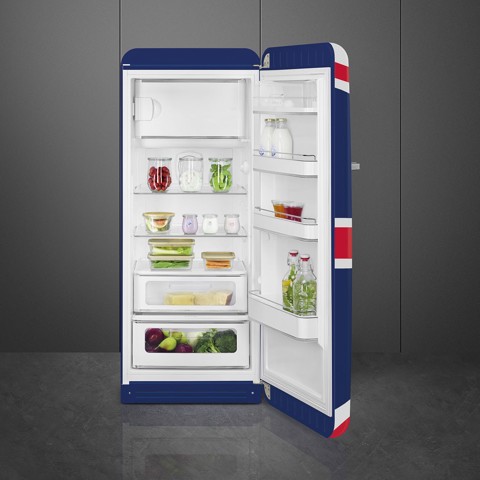 Smeg FAB28RDUJ6 frigorifero Libera installazione 244 L D Blu, Bianco, Rosso