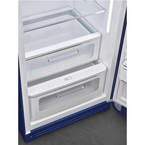 Smeg FAB28RDUJ6 monoporta Libera installazione 270 L Blu, Bianco, Rosso