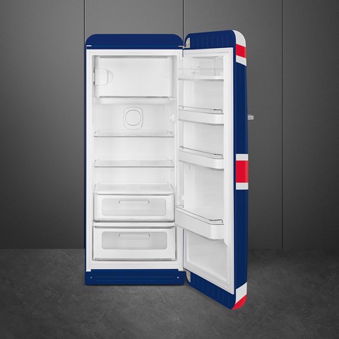 Smeg FAB28RDUJ6 monoporta Libera installazione 270 L Blu, Bianco, Rosso