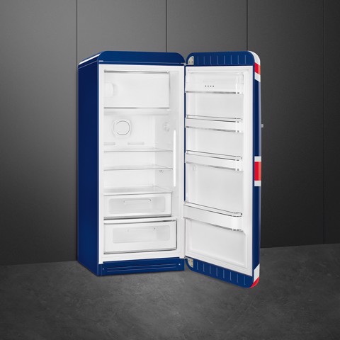Smeg FAB28RDUJ6 monoporta Libera installazione 270 L Blu, Bianco, Rosso
