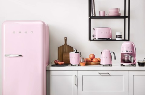 Smeg FAB28RPK6 monoporta Libera installazione 270 L Rosa Made in Italy