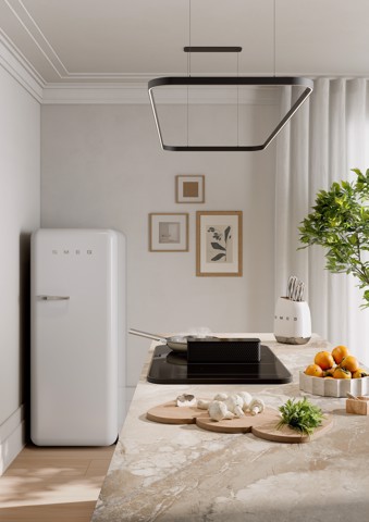 Smeg FAB28RWH6 monoporta Libera installazione 270 L Bianco Made in Italy