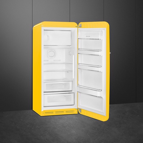 Smeg FAB28RYW6 monoporta Libera installazione 270 L Giallo Made in Italy