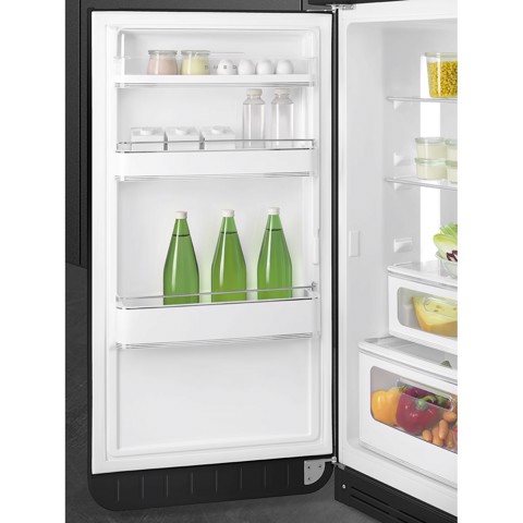Smeg FAB30LBL6 frigorifero con congelatore Libera installazione 294 L Nero Made in Italy