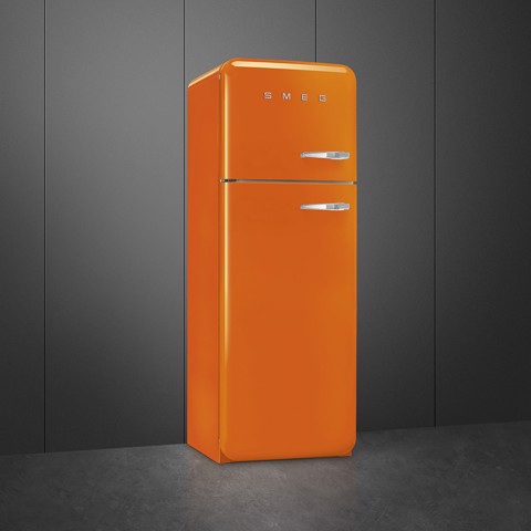 Smeg FAB30LOR6 frigorifero con congelatore Libera installazione 294 L Arancione Made in Italy