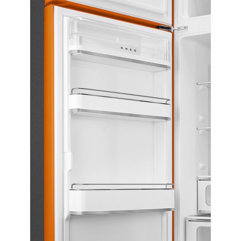 Smeg FAB30LOR6 frigorifero con congelatore Libera installazione 294 L Arancione Made in Italy