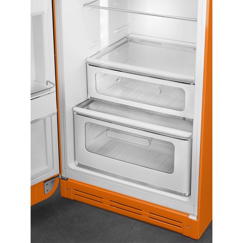 Smeg FAB30LOR6 frigorifero con congelatore Libera installazione 294 L Arancione Made in Italy
