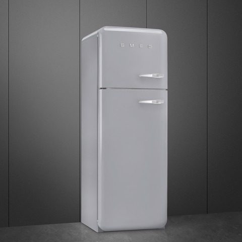 Smeg FAB30LSV6 frigorifero con congelatore Libera installazione 294 L Argento Made in Italy