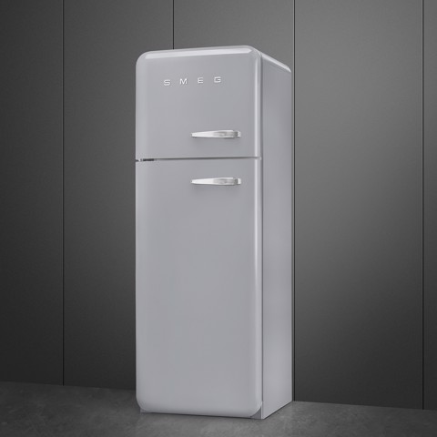 Smeg FAB30LSV6 frigorifero con congelatore Libera installazione 294 L Argento Made in Italy