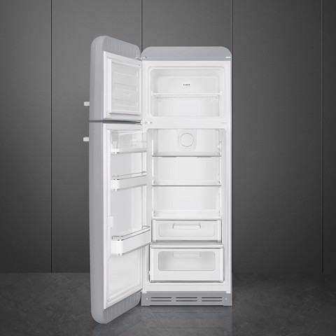 Smeg FAB30LSV6 frigorifero con congelatore Libera installazione 294 L Argento Made in Italy